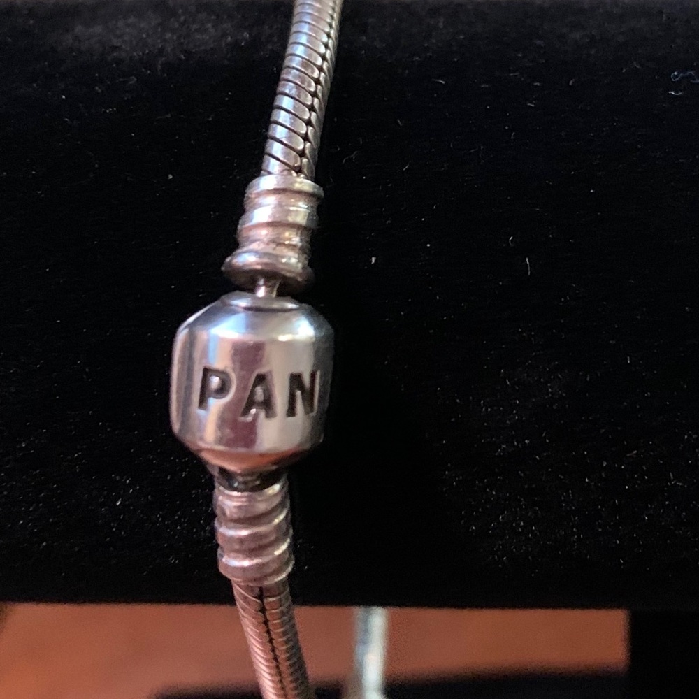 Pandora Moments Barrel Clasp Snake Chain Bracelet